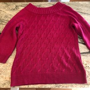 New York and company sweater size large 3/4 sleeve